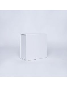 Boîte aimantée personnalisée Flatbox 30x30x12 CM | WONDERBOX | PAPIER STANDARD | IMPRESSION EN SÉRIGRAPHIE SUR UNE FACE EN DE...