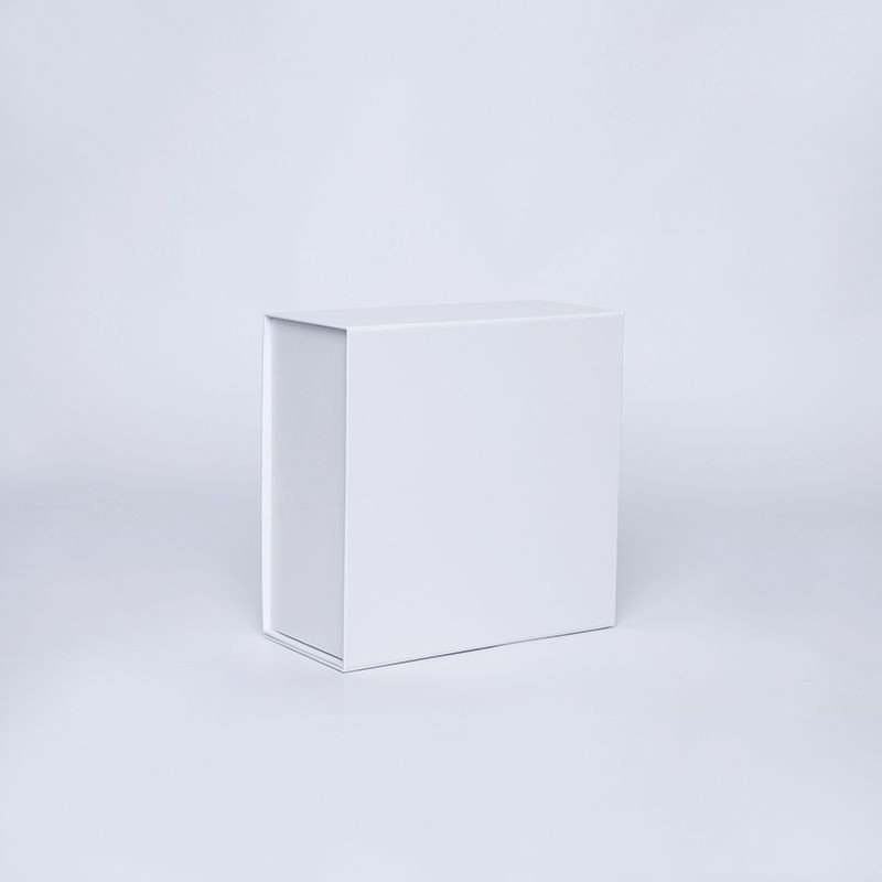Boîte aimantée personnalisée Flatbox 30x30x12 CM | WONDERBOX | PAPIER STANDARD | IMPRESSION EN SÉRIGRAPHIE SUR UNE FACE EN UN...