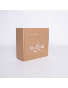 Postpack laminado personalizable 25x23x11 CM | POSTPACK PLASTIFICADO | IMPRESIÓN SERIGRÁFICA DE UN LADO EN UN COLOR