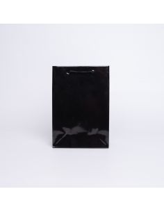 Shopping bag personalizzata Noblesse Laminata 16x8x23 CM | SHOPPING BAG NOBLESSE LAMINATA | STAMPA SERIGRAFICA SU UN LATO IN ...