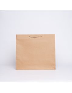Customized Laminated Personalized shopping bag Noblesse 42x11x38 CM | LAMINATED NOBLESSE PAPER BAG | SCREEN PRINTING ON TWO S...