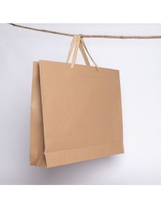 Customized Laminated Personalized shopping bag Noblesse 42x11x38 CM | LAMINATED NOBLESSE PAPER BAG | SCREEN PRINTING ON ONE S...