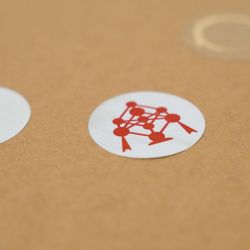 Gepersonaliseerde Gepersonaliseerde stickers 4,5x4,5 CM | STICKER | ESTAMPACIÓN EN CALIENTE
