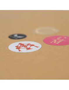 Gepersonaliseerde Sticker personnalisé 4,6x3,1 CM | STICKER | IMPRESSION À CHAUD
