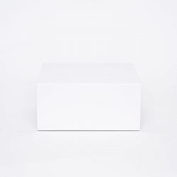 Boîte aimantée personnalisée Flatbox 22x22x10 CM | WONDERBOX | PAPIER STANDARD | IMPRESSION EN SÉRIGRAPHIE SUR UNE FACE EN DE...