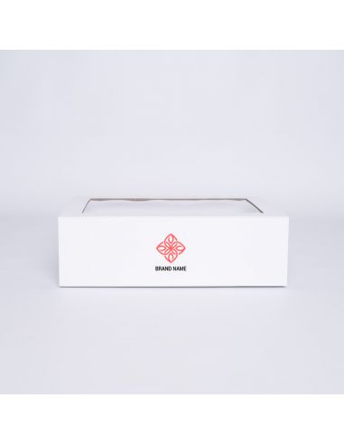 Customized Personalized Magnetic Box Clearbox 33x22x10 CM | CLEARBOX | IMPRESSION EN SÉRIGRAPHIE SUR UNE FACE EN DEUX COULEURS