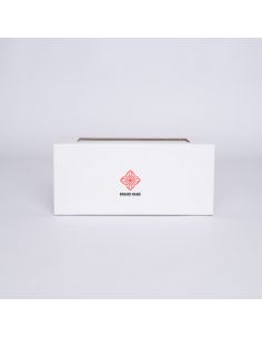Personalisierte Clearbox Magnetbox 22x10x11 CM | CLEARBOX | IMPRESSION EN SÉRIGRAPHIE SUR UNE FACE EN DEUX COULEURS
