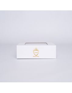 Customized Personalized Magnetic Box Clearbox 15x15x5 CM | CLEARBOX | HOT FOIL STAMPING