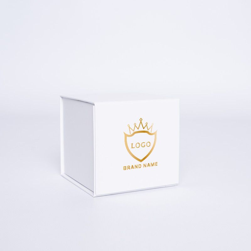 Customized Personalized Magnetic Box Cubox 10x10x10 CM | CUBOX | HOT FOIL STAMPING