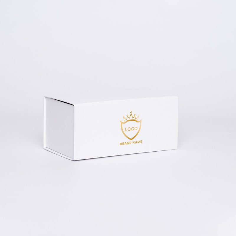 Boîte aimantée personnalisée Flatbox 22x10x11 CM | EVOBOX | IMPRESSION À CHAUD