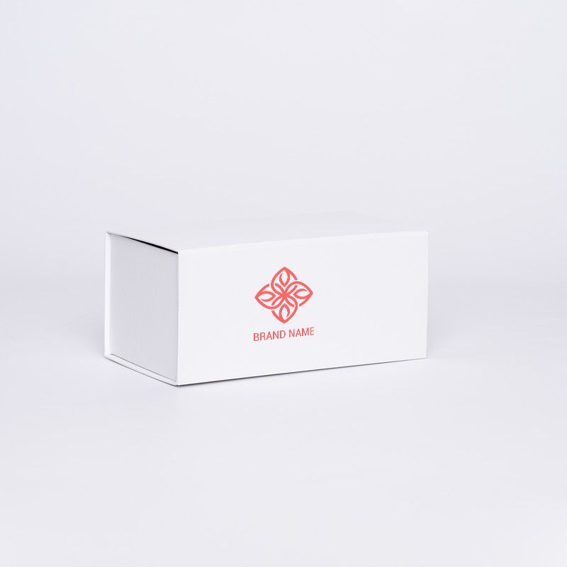 Boîte aimantée personnalisée Flatbox 22x10x11 CM | EVOBOX | IMPRESSION EN SÉRIGRAPHIE SUR UNE FACE EN UNE COULEUR