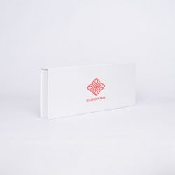 Boîte aimantée personnalisée Flatbox 40x14x3 CM | EVOBOX | IMPRESSION EN SÉRIGRAPHIE SUR UNE FACE EN UNE COULEUR