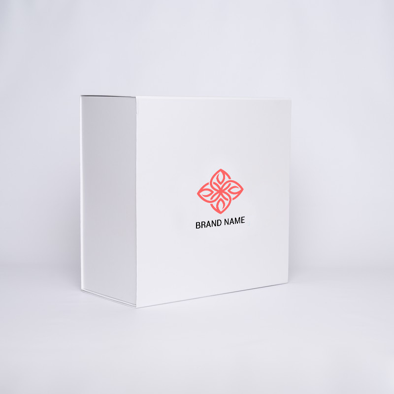 Scatola magnetica personalizzata Wonderbox 40x40x20 CM | WONDERBOX (EVO) | SCREEN PRINTING ON ONE SIDE IN TWO COLOURS