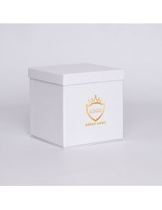 Customized Personalized foldable box Flowerbox 18x18x18 CM | FLOWERBOX |IMPRESSION À CHAUD