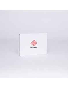Caja magnética personalizada Hingbox 15,5x11x2 CM | CAJA HINGBOX | IMPRESIÓN SERIGRÁFICA DE UN LADO EN DOS COLORES