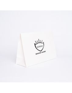 Customized Personalized paper pouch Noblesse 30x10x20 CM | POCHETTE PAPIER NOBLESSE | IMPRESSION A CHAUD