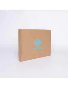 Customized Customizable Kraft Postpack 36,5x24,5x3 CM | POSTPACK | SCREEN PRINTING ON ONE SIDE IN ONE COLOUR