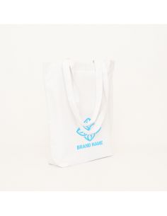 Gepersonaliseerde Gepersonaliseerde herbruikbare katoenen tas met zak 38x42 CM | TOTE COTTON BAG POCKET | SCREEN PRINTING ON ...