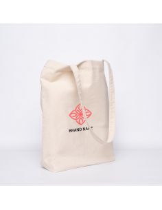 Customized Personalized reusable cotton bag 38x42 CM | TOTE BAG EN COTON | IMPRESSION EN SÉRIGRAPHIE SUR DEUX FACES EN DEUX C...