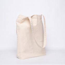 Bolsa de algodón reutilizable personalizada 50x50 CM | TOTE BAG EN COTON | IMPRESSION EN SÉRIGRAPHIE SUR DEUX FACES EN UNE CO...