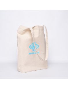 Customized Personalized reusable cotton bag 50x50 CM | TOTE COTTON BAG | SCREEN PRINTING ON TWO SIDES IN ONE COLOUR