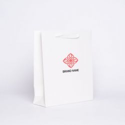 Customized Laminated Personalized shopping bag Noblesse 28x8x32 CM | SAC PAPIER NOBLESSE PLASTIFIÉ | IMPRESSION EN SÉRIGRAPHI...