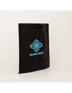 Customized Customized non-woven bag 50x50 CM | NON-WOVEN TNT DKT BAG | SCREEN PRINTING ON TWO SIDES IN ONE COLOR