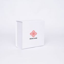 Boîte aimantée personnalisée Flatbox 18x18x8 CM | WONDERBOX (ARCO) | IMPRESIÓN SERIGRÁFICA DE UN LADO EN DOS COLORES