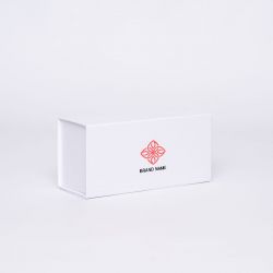 Boîte aimantée personnalisée Flatbox 19x9x7 CM | ARCOBALENO | IMPRESSION EN SÉRIGRAPHIE SUR UNE FACE EN DEUX COULEURS