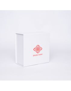 Caja magnética personalizada Wonderbox 22x22x10 CM | WONDERBOX | STANDARDPAPIER | SIEBDRUCK AUF EINER SEITE IN EINER FARBE