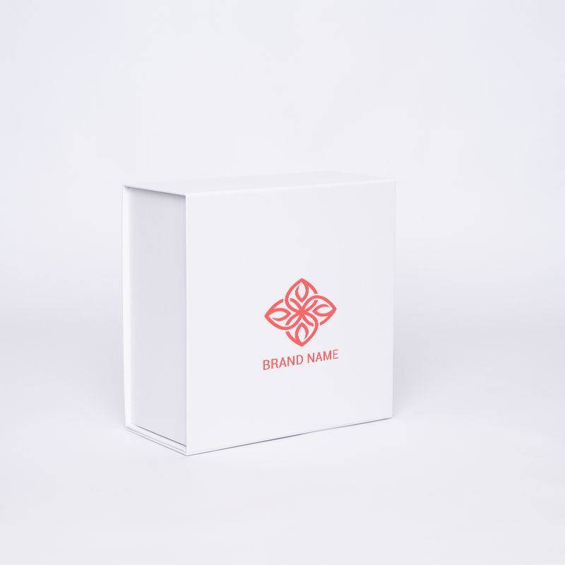 Scatola magnetica personalizzata Wonderbox 22x22x10 CM | WONDERBOX | STANDARDPAPIER | SIEBDRUCK AUF EINER SEITE IN EINER FARBE