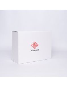 Boîte aimantée personnalisée Flatbox 40x30x15 CM | WONDERBOX | PAPIER STANDARD | IMPRESSION EN SÉRIGRAPHIE SUR UNE FACE EN DE...