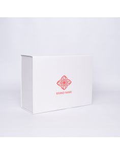 Boîte aimantée personnalisée Flatbox 40x30x15 CM | WONDERBOX | PAPIER STANDARD | IMPRESSION EN SÉRIGRAPHIE SUR UNE FACE EN UN...