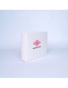 Customized Personalized foldable box Campana 25x20x5 CM | CAMPANA | SCREEN PRINTING ON ONE SIDE IN TWO COLOURS
