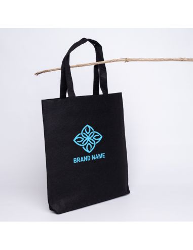 Customized Personalized reusable felt bag 41x41 +7 CM | TOTE FELT BAG | SCREEN PRINTING ON TWO SIDES IN ONE COLOUR
