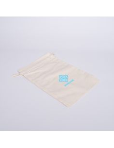 Customized Personalized cotton pouch 20x30 CM | SACCHETTO IN TESSUTO | STAMPA SERIGRAFICA SU UN LATO IN UN COLORE