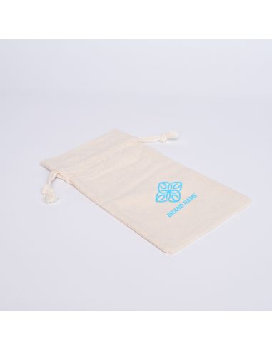 Customized Personalized cotton pouch 13x22,5 CM | COTTON POUCH | SCREEN PRINTING ON ONE SIDE IN ONE COLOUR