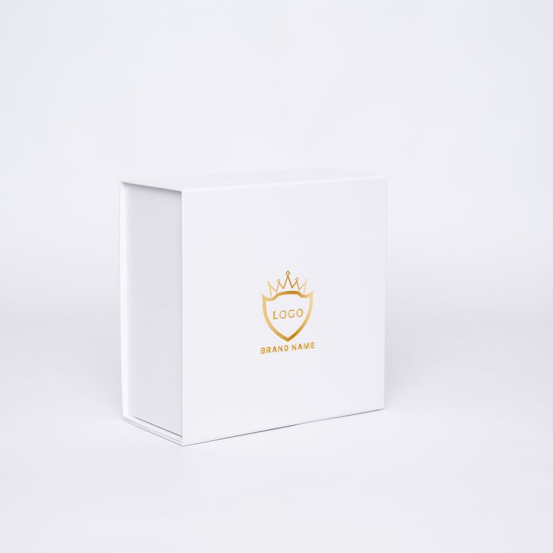 Customized Personalized Magnetic Box Wonderbox 22x22x5 CM | WONDERBOX |STANDARD PAPER | HOT FOIL STAMPING