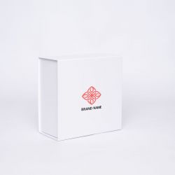 Scatola magnetica personalizzata Wonderbox 22x22x5 CM | WONDERBOX | CARTA STANDARD | STAMPA SERIGRAFICA SU UN LATO IN DUE COLORI