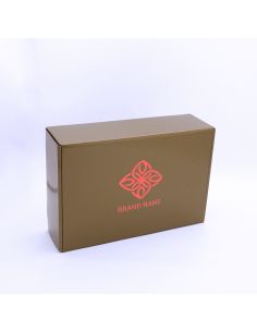 Customized Laminated Postpack 41x41x20,8 CM | POSTPACK PLASTIFIÉ | IMPRESSION EN SÉRIGRAPHIE SUR UNE FACE EN UNE COULEUR