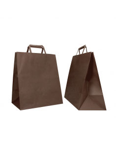 Customized 28x17x32 CM copy of 32X22X24 CM | BOX PAPER BAG | FLEXO PRINTING IN ONE COLOR ON PREDEFINED AREAS ON BOTH SIDES | ...
