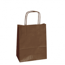 Customized 45x15x50 45x15x50 CM | PAPER BAG SAFARI | FLEXO PRINTING IN ONE COLOR ON PRE-DEFINED AREAS ON BOTH SIDES