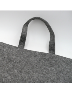 Customized Personalized reusable felt bag 41x41 +7 CM | TOTE BAG EN FEUTRINE | IMPRESSION EN SÉRIGRAPHIE SUR UNE FACE EN DEUX...