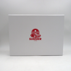 Boîte aimantée personnalisée Flatbox 40x30x15 CM | WONDERBOX | PAPIER STANDARD | IMPRESSION EN SÉRIGRAPHIE SUR UNE FACE EN UN...