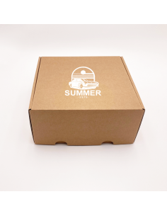 Postpack Kraft personalizzabile 36,5x24,5x3 CM | POSTPACK | STAMPA SERIGRAFICA SU UN LATO IN UN COLORE