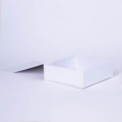 Boîte aimantée personnalisée Flatbox 15x15x5 CM | WONDERBOX |PAPIER STANDARD | IMPRESSION À CHAUD