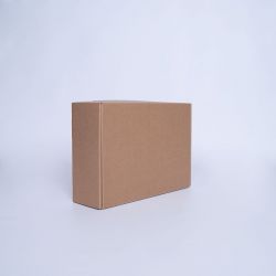 Gepersonaliseerde Postpack geplastificeerde verzenddoos 34x24x10,5 CM | POSTPACK GEPLASTIFICEERDE | ZEEFBEDRUKKING OP 1 ZIJDE...