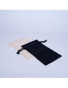 Customized Personalized cotton pouch 13x22,5 CM | COTTON POUCH | SCREEN PRINTING ON ONE SIDE IN TWO COLOURS