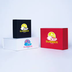 Customized Personalized Magnetic Box Wonderbox 15x15x5 CM | WONDERBOX | STANDARD PAPER | SCREEN PRINTING ON ONE SIDE IN TWO C...
