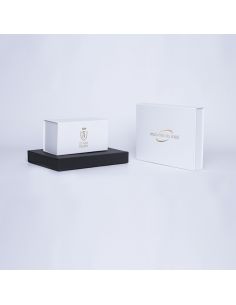 Boîte aimantée personnalisée Flatbox 22x16x3 CM | EVOBOX | IMPRESSION À CHAUD
